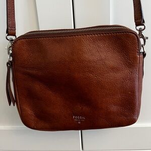 Fossil Sydney Double-zipper Crossbody Bag